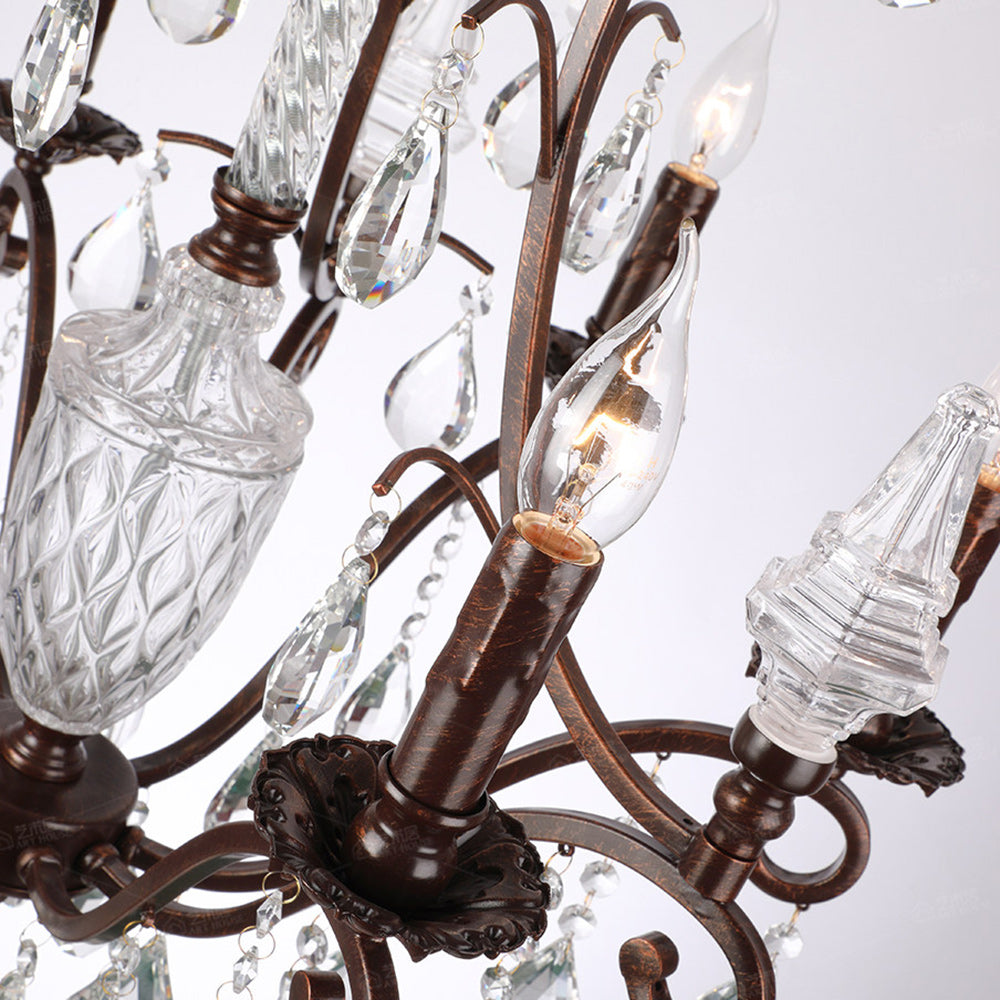 Diodem candelabru din cristal