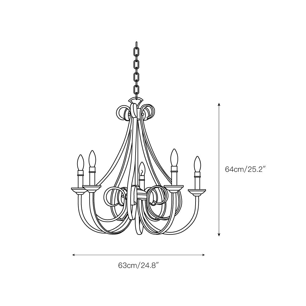 Lioririne candelabru