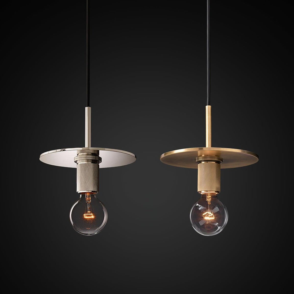 Lampă suspendată din alamă minimalistă pentru sufragerie sau bucătărie
