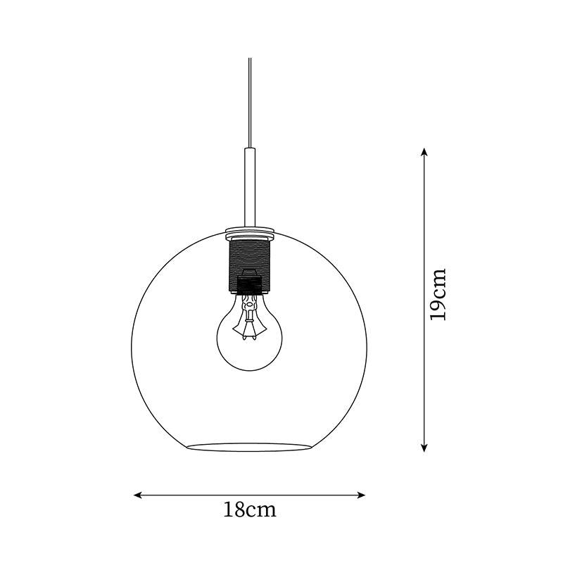 Lampă suspendată din alamă minimalistă pentru sufragerie sau bucătărie