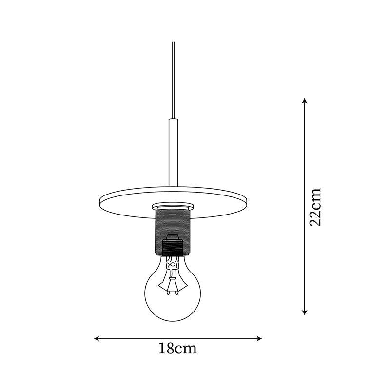 Lampă suspendată din alamă minimalistă pentru sufragerie sau bucătărie