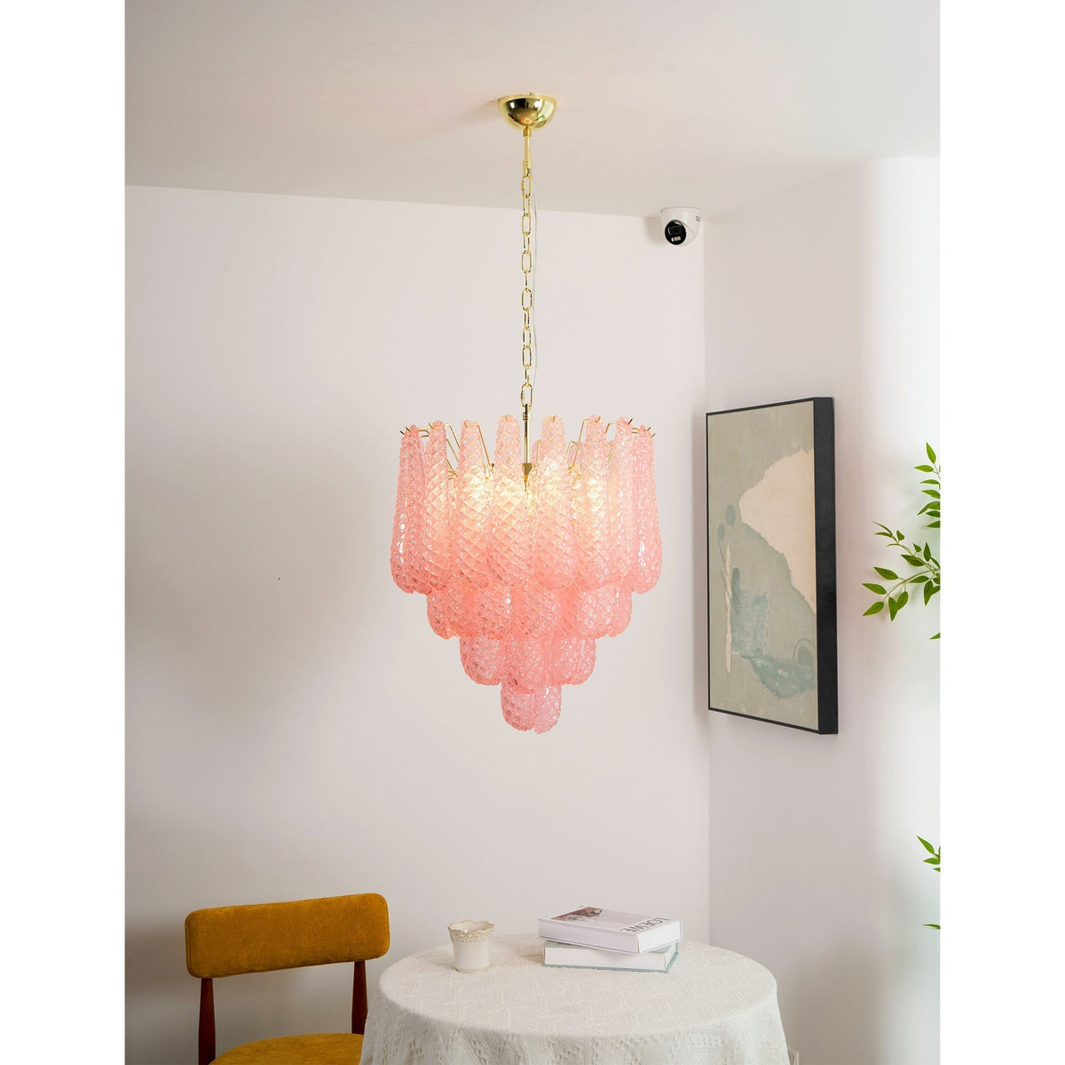 Blush candelabru