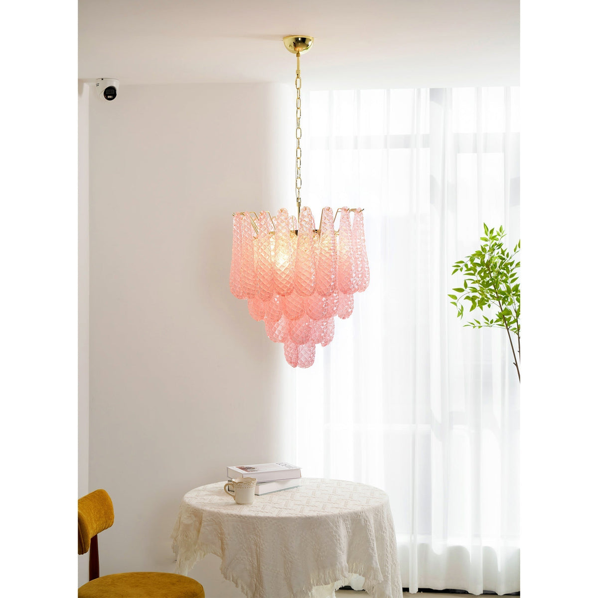Blush candelabru