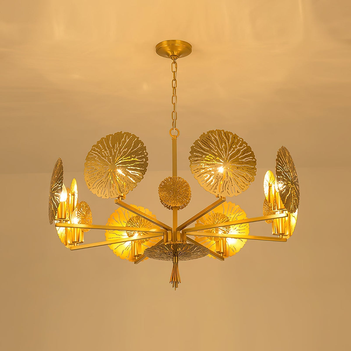 Dandelion candelabru din alamă