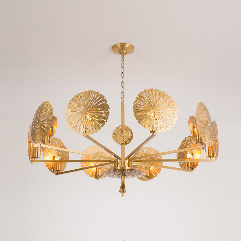 Dandelion candelabru din alamă