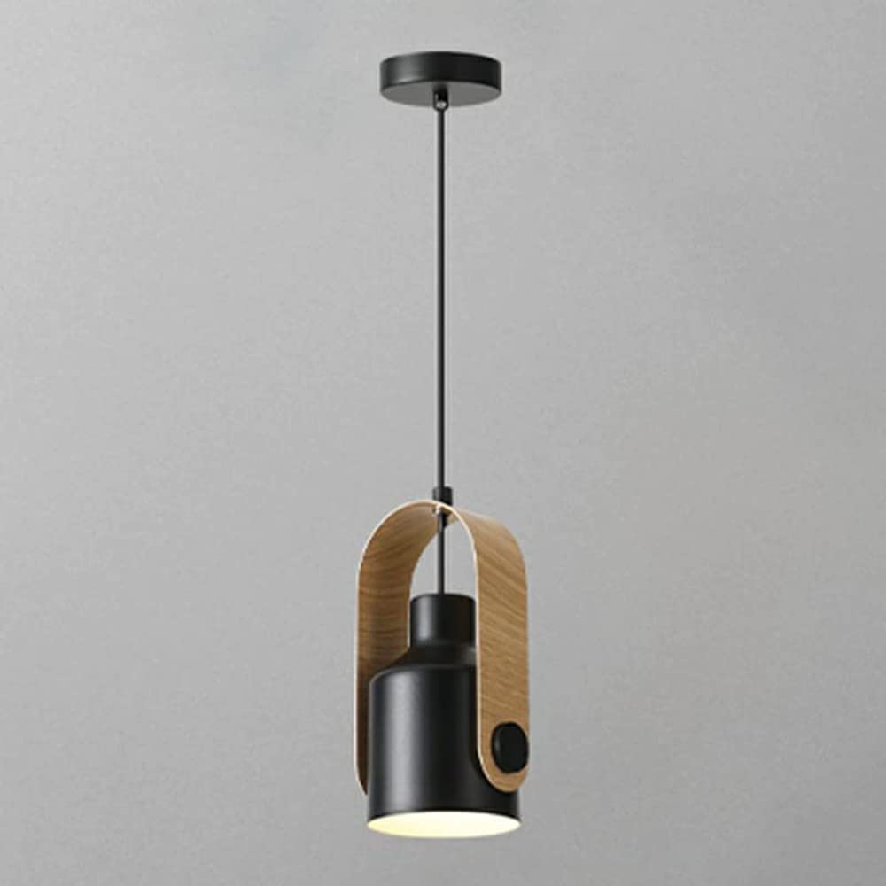 Valentina lampă suspendată albă și verde și neagră din metal, modernă, LED, pentru dormitor