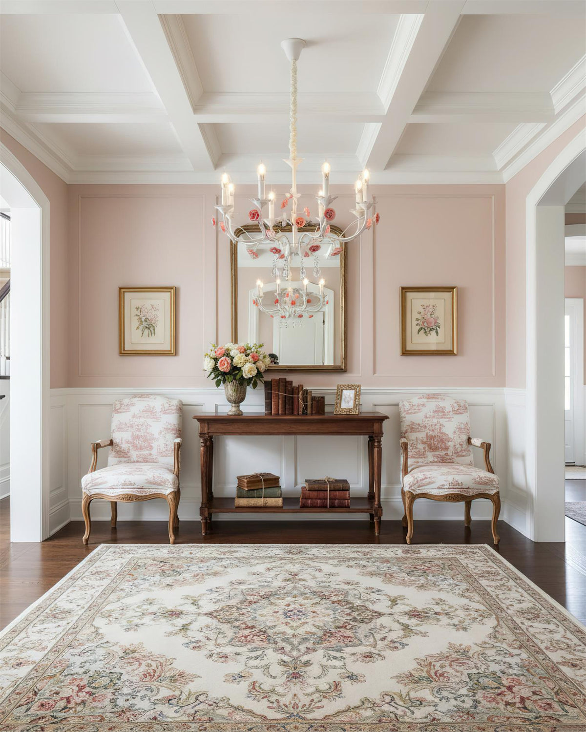 Rosamund Rose candelabru