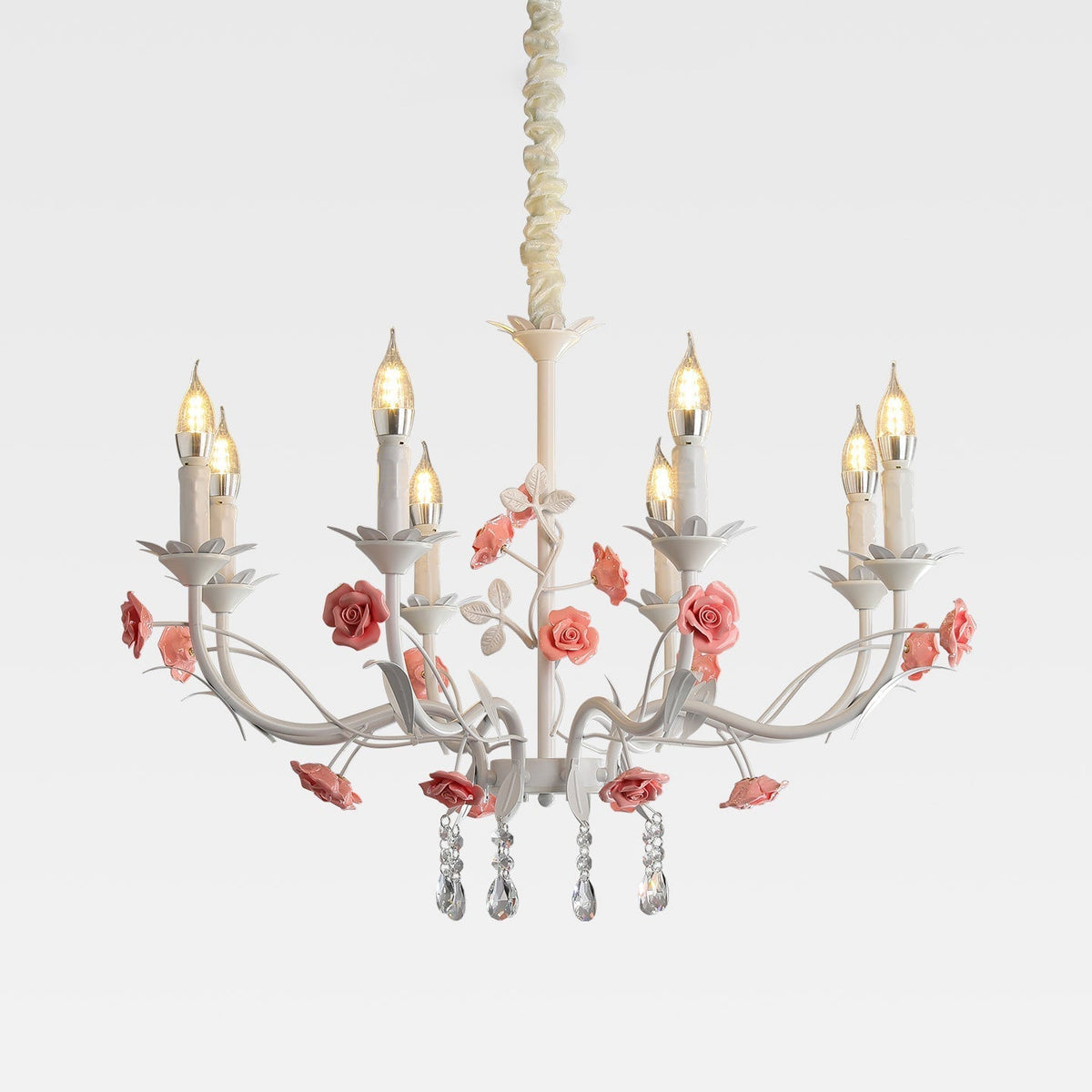 Rosamund Rose candelabru