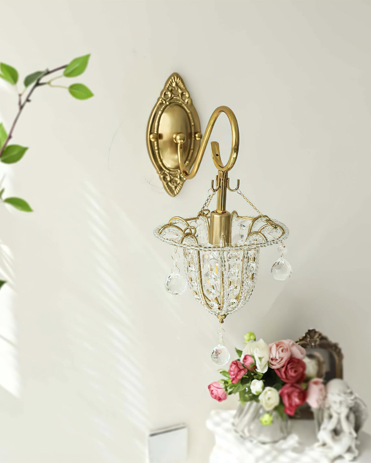 Arabella aplică de perete din cristal