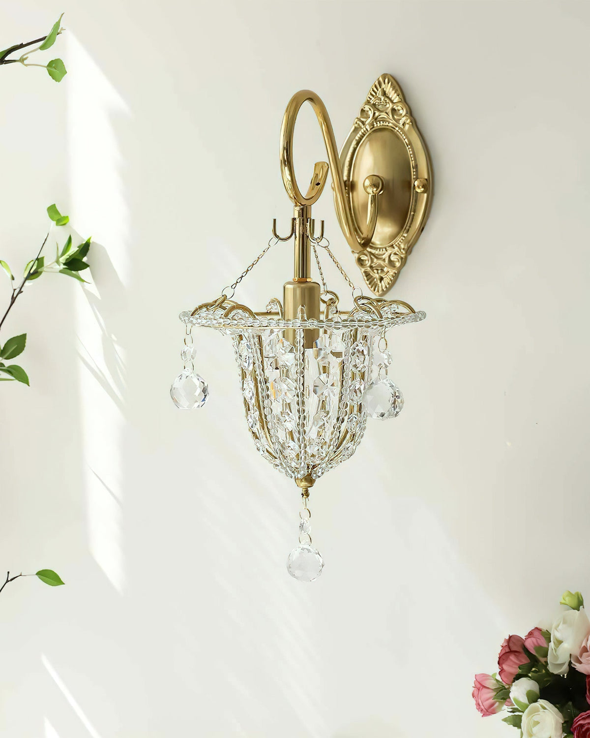 Arabella aplică de perete din cristal