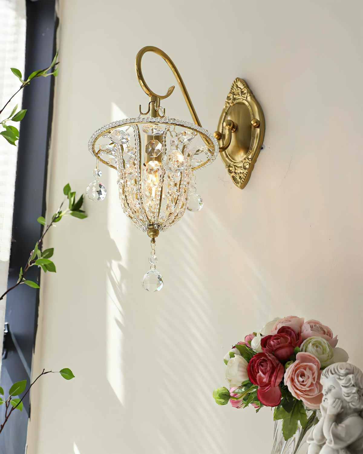 Arabella aplică de perete din cristal