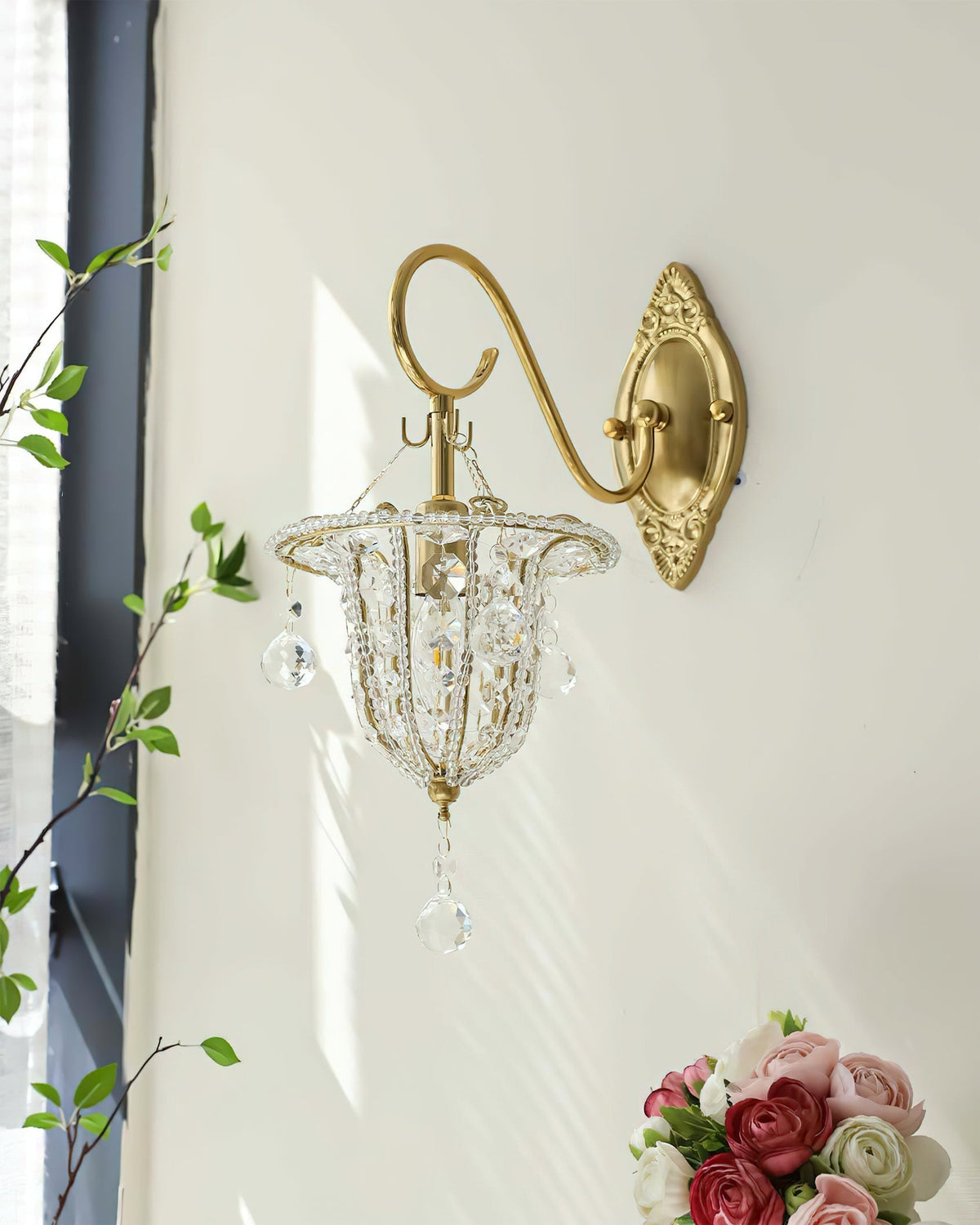 Arabella aplică de perete din cristal