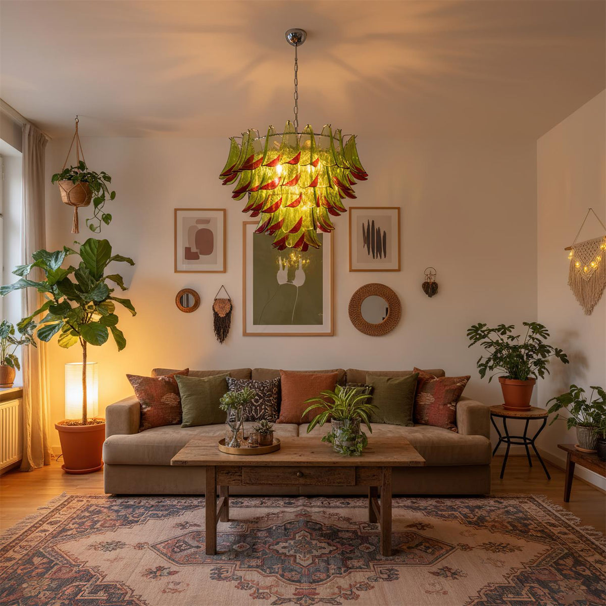 Oreloian candelabru, cu petale