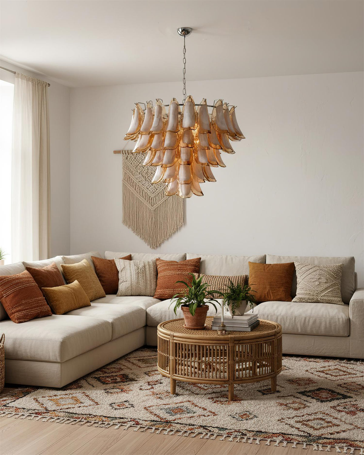Oreloian candelabru, cu petale