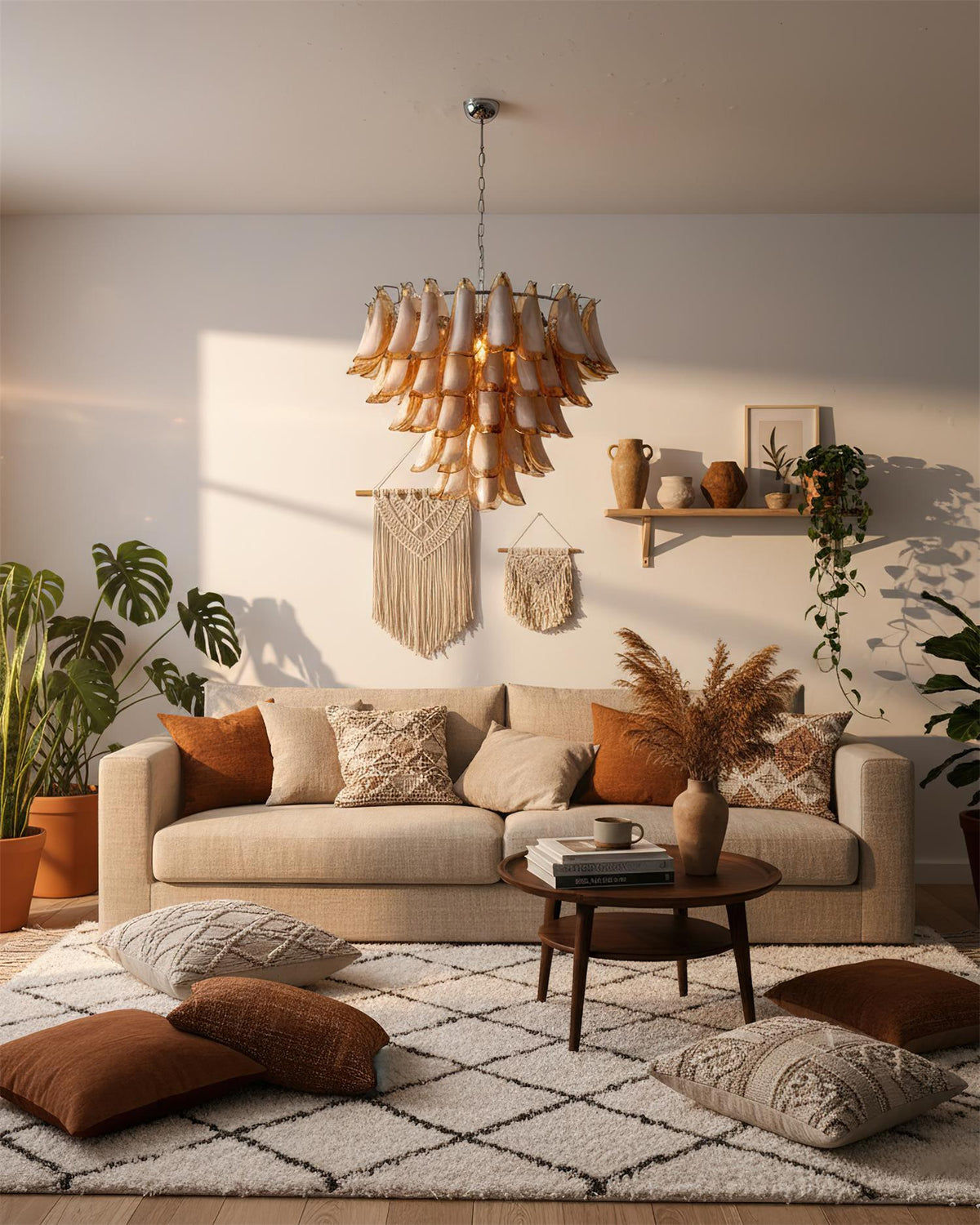 Oreloian candelabru, cu petale