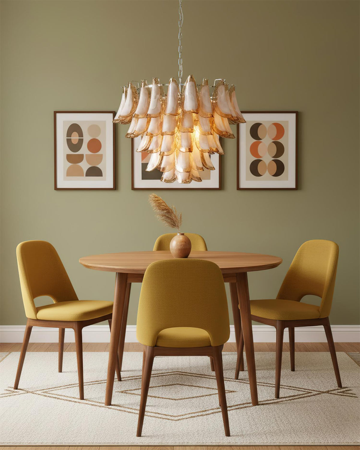 Oreloian candelabru, cu petale