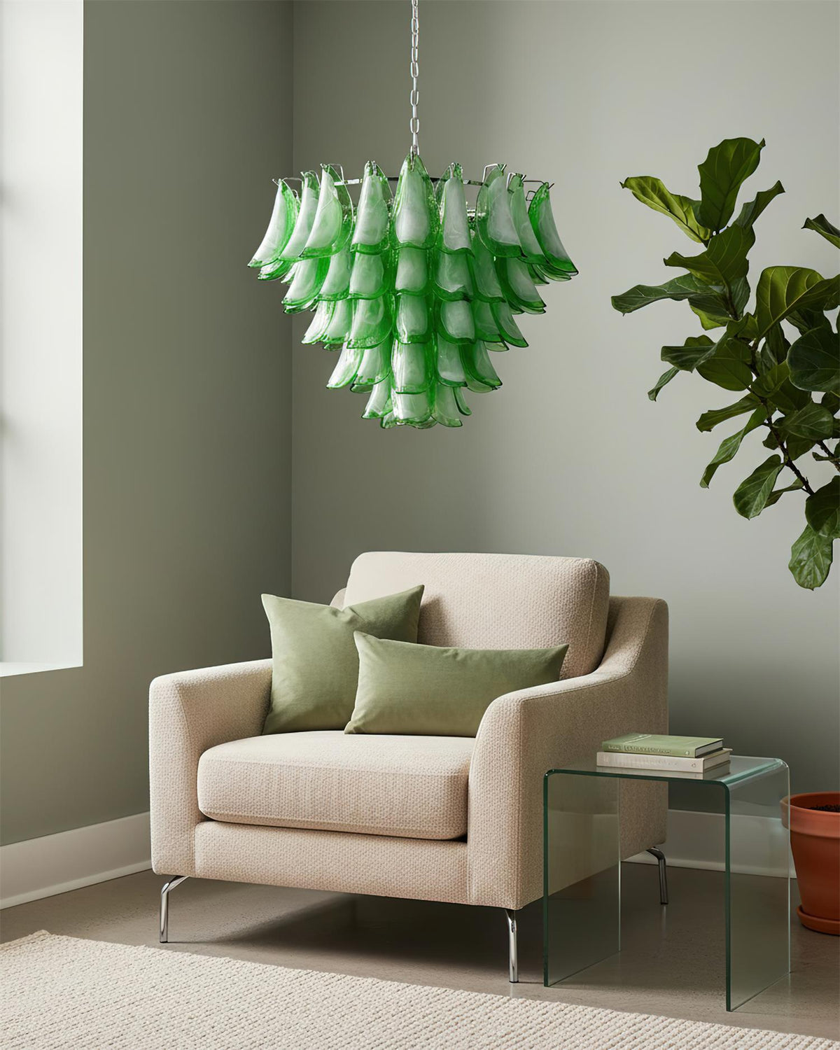 Oreloian candelabru, cu petale