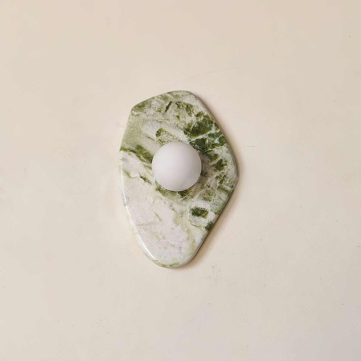 Fyln aplică de perete verde din marmură, organică