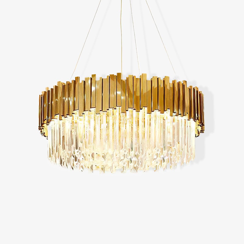 Avenu candelabru Aur cristal auriu