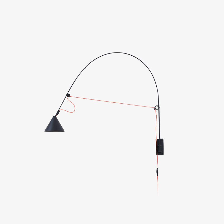Noraette aplică de perete, minimalistă, arcuită, conică