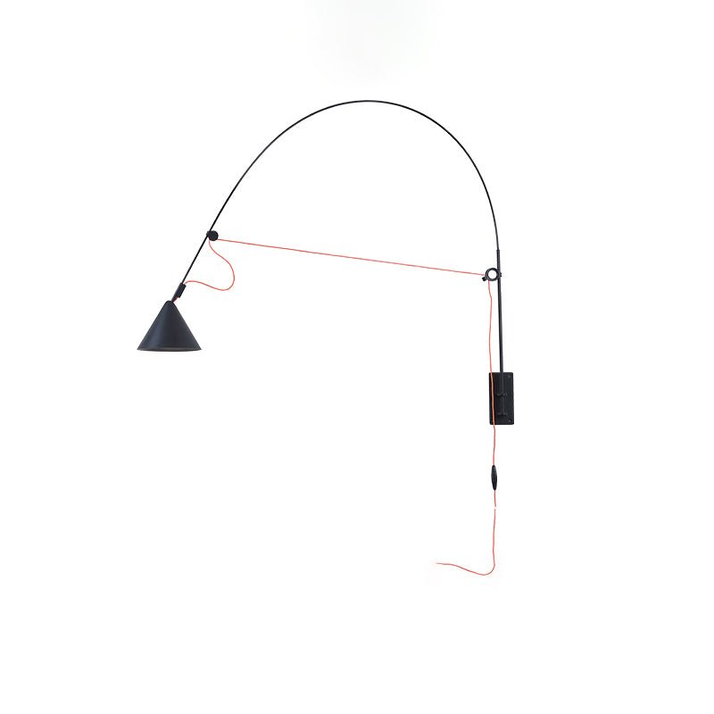 Noraette aplică de perete, minimalistă, arcuită, conică
