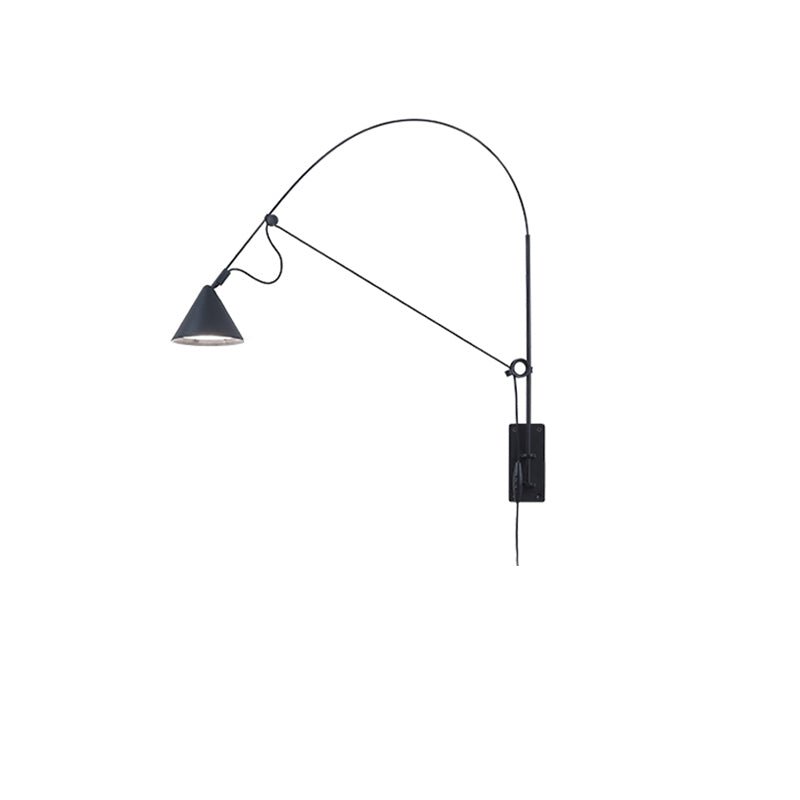 Noraette aplică de perete, minimalistă, arcuită, conică
