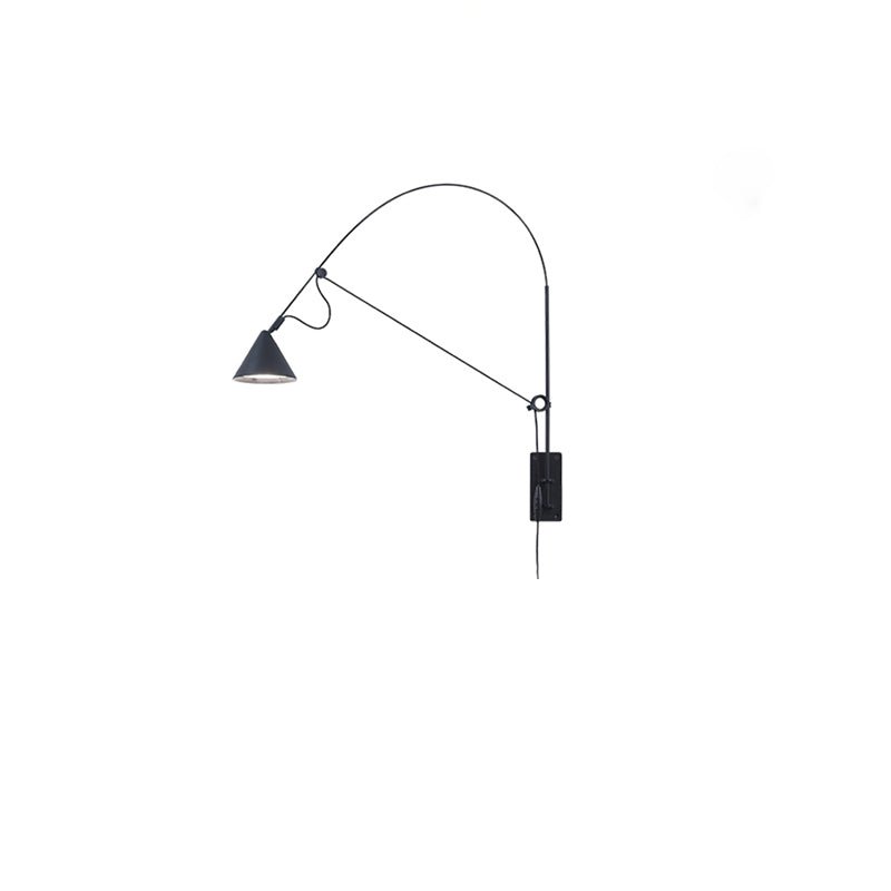 Noraette aplică de perete, minimalistă, arcuită, conică