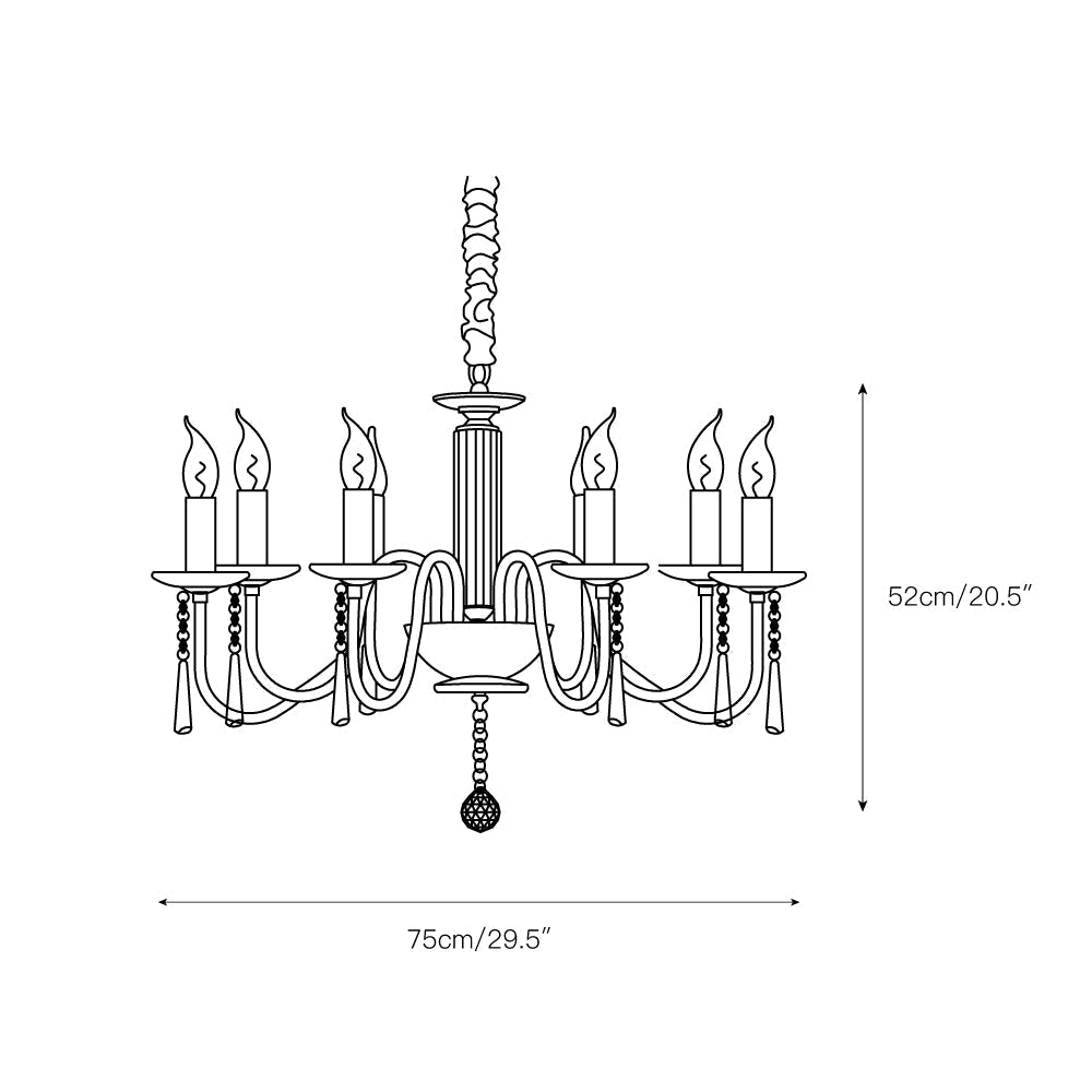 Gisellie candelabru