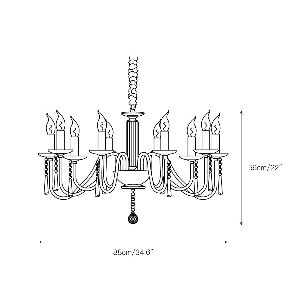 Gisellie candelabru