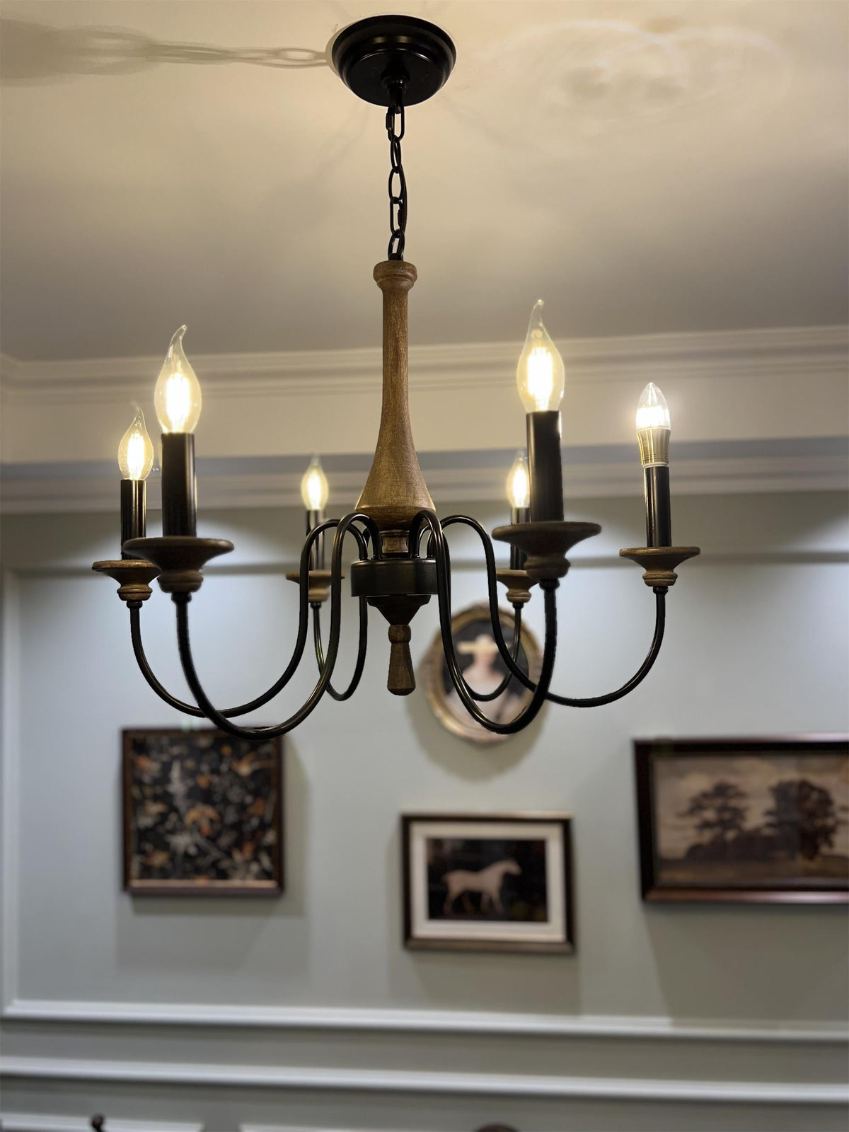 Barnwood candelabru