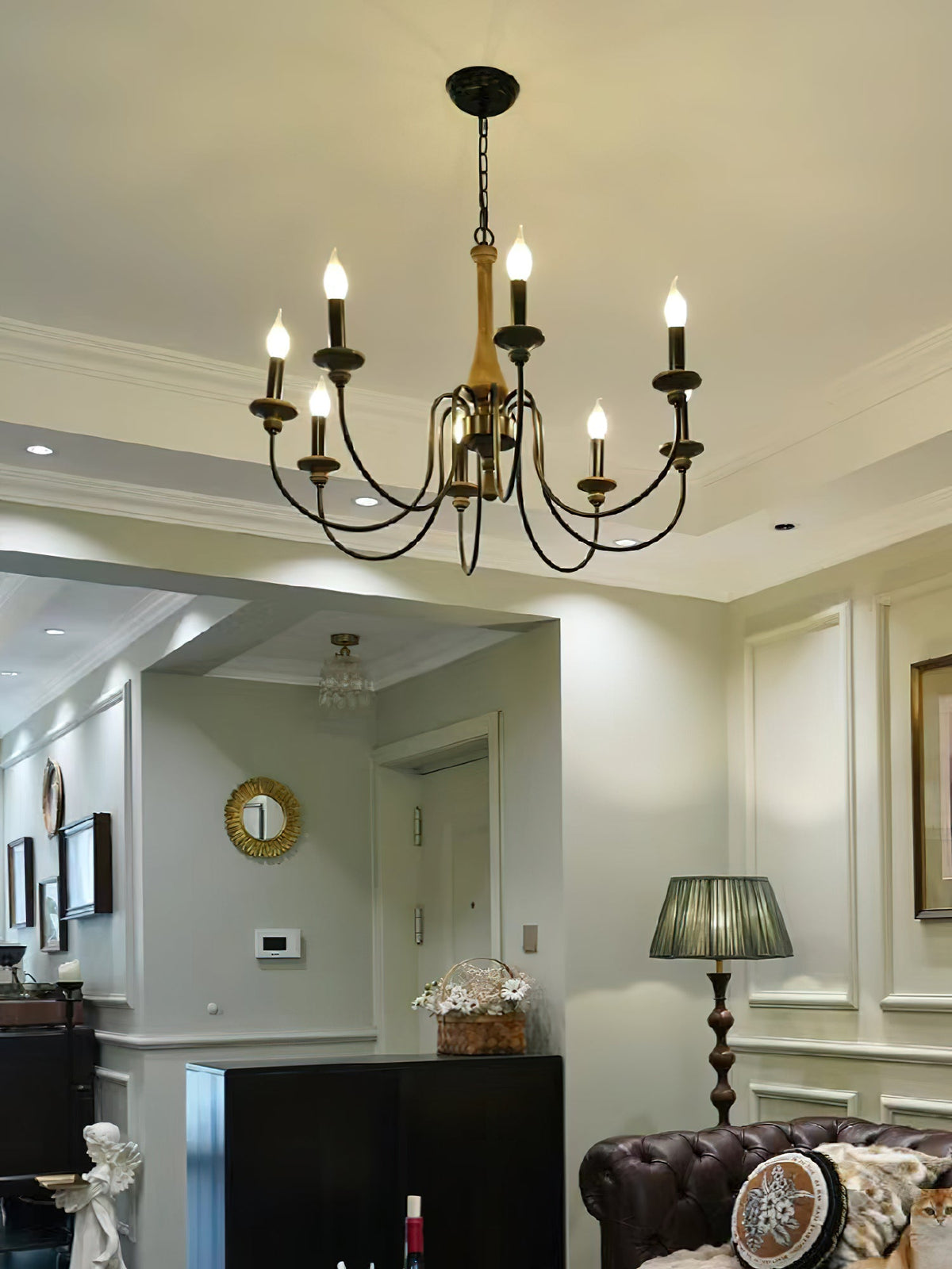 Barnwood candelabru