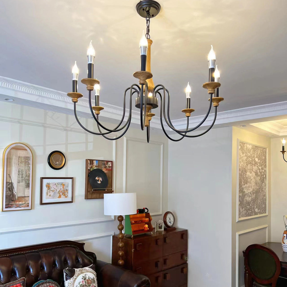 Barnwood candelabru