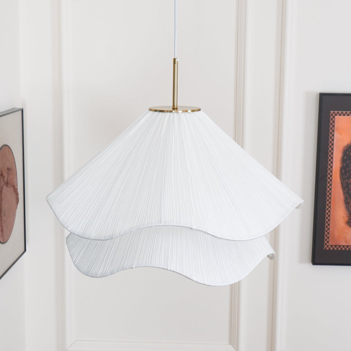 Revn lampă suspendată modernă în stil Art Deco cu formă de floare