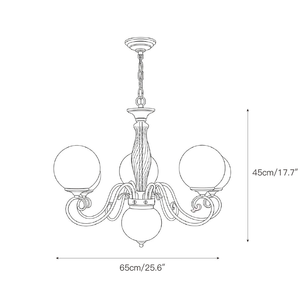 Roselune candelabru