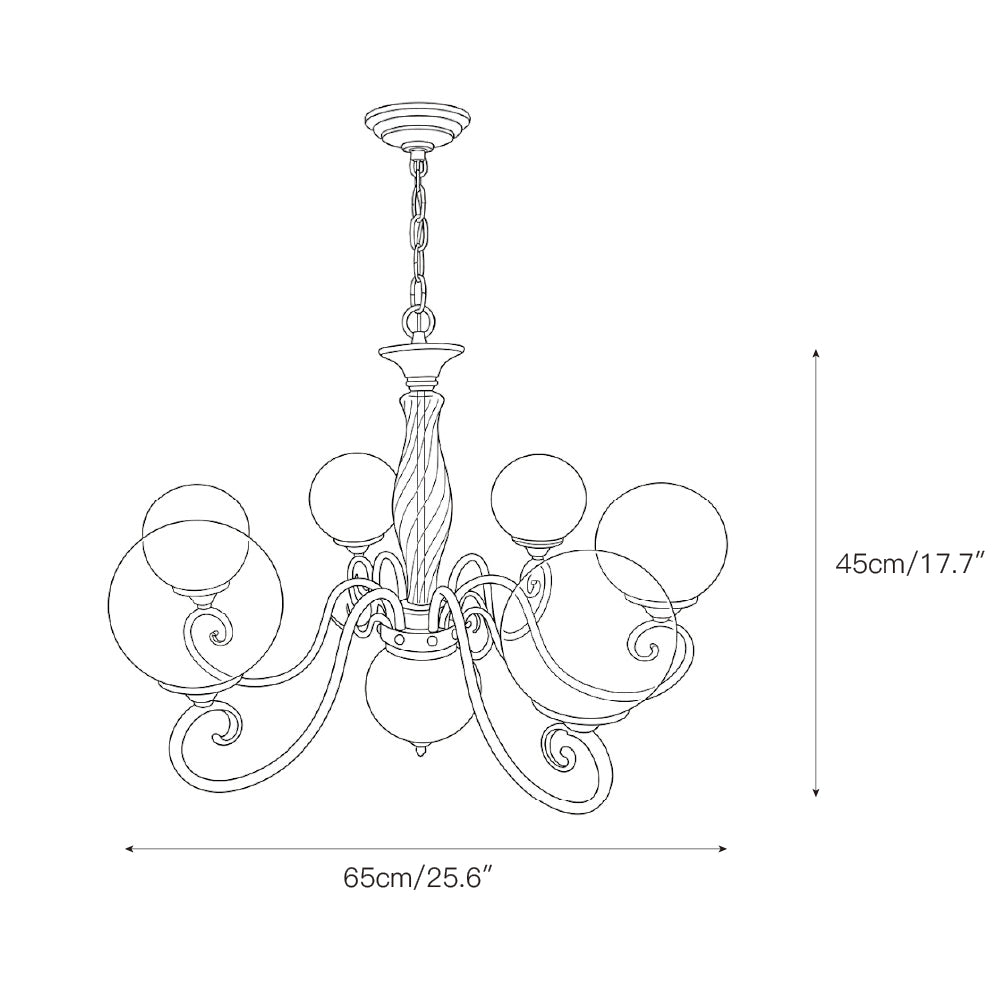 Roselune candelabru