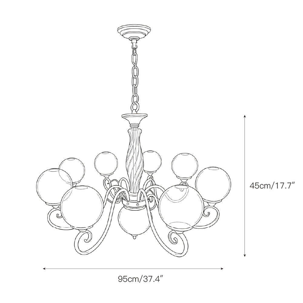 Roselune candelabru