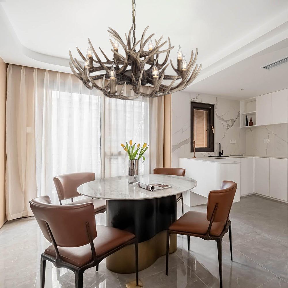 Silva lampă suspendată LED nordică din lemn și metal, pentru bar/dining/living
