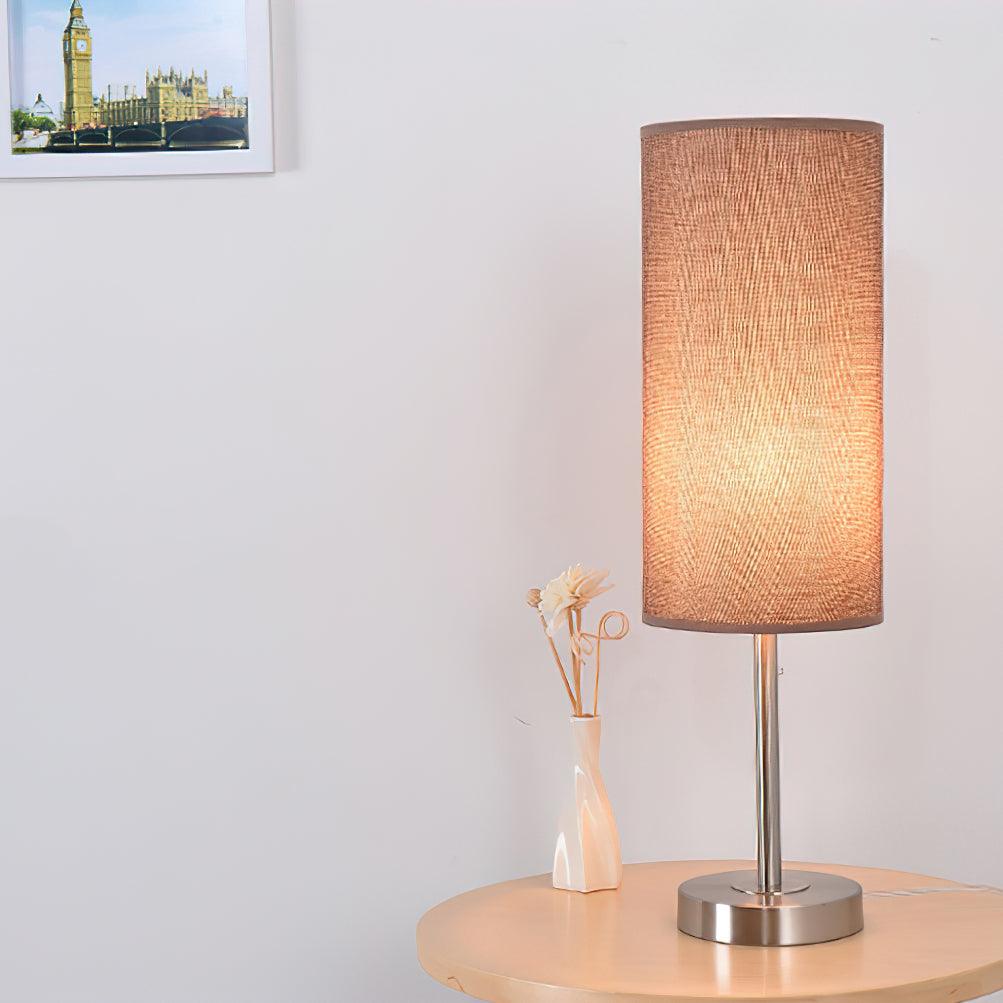 Brirel lampă de masă minimalistă cu abajur textil