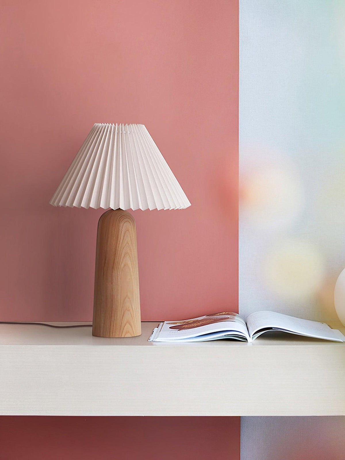 Sylineria lampă de masă minimalistă din lemn