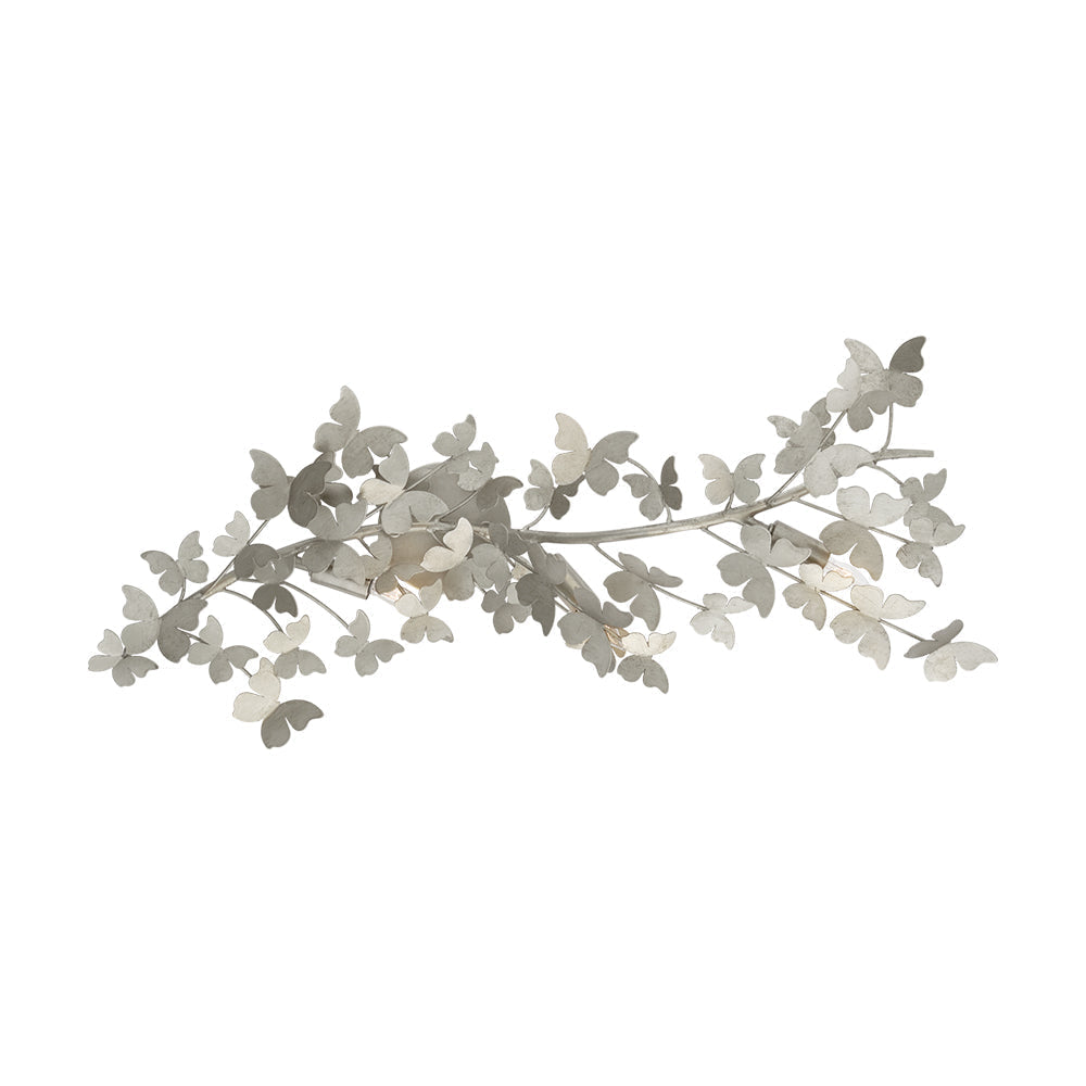Gina aplică de perete ramură de fluture aurie decorativă
