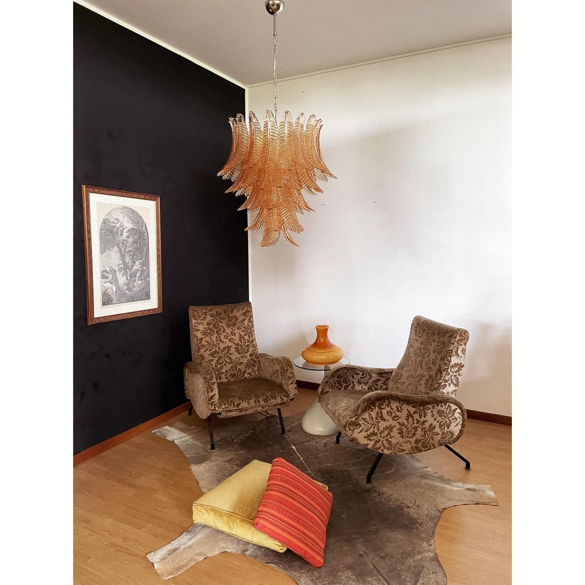 Amberina candelabru