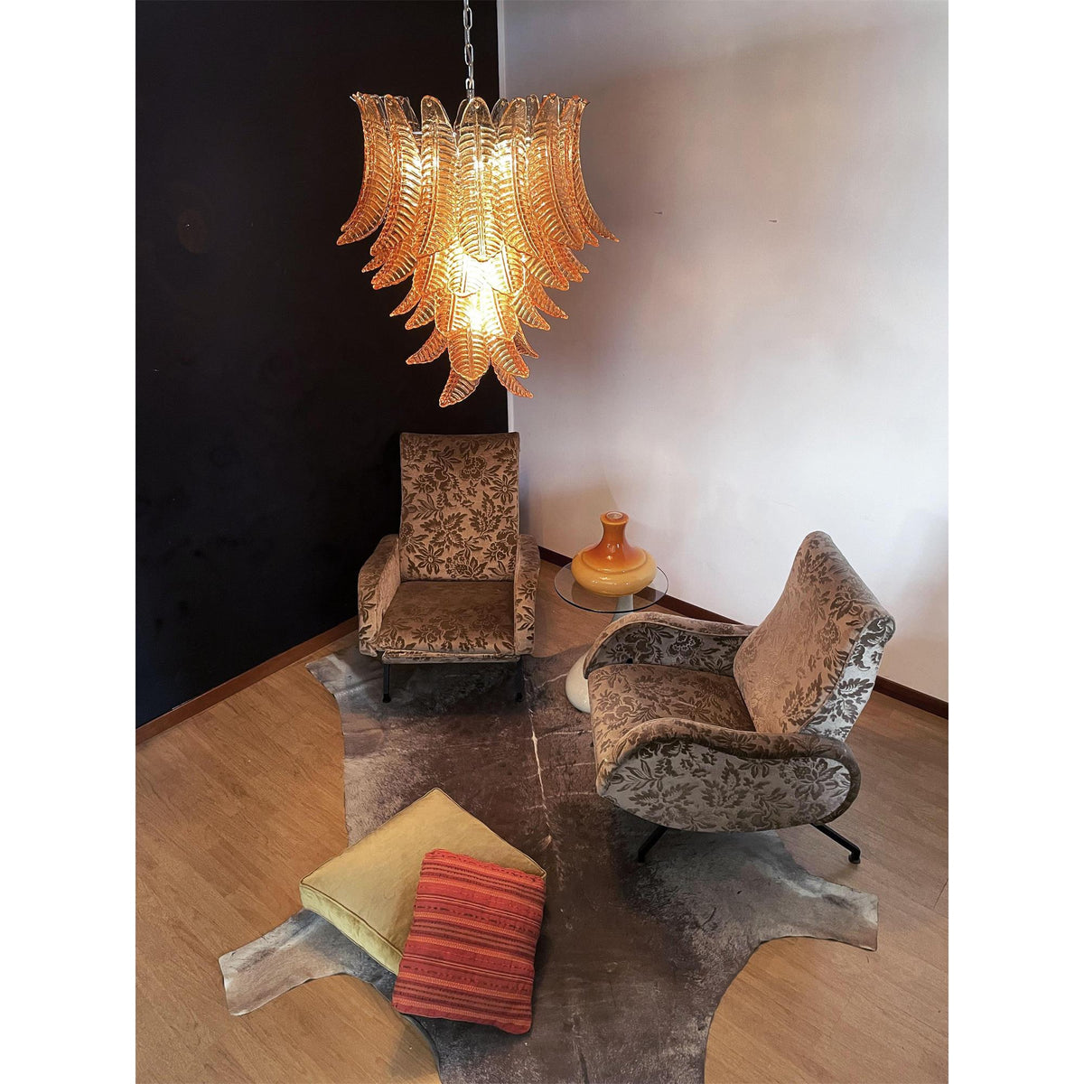 Amberina candelabru
