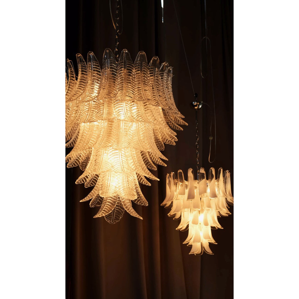 Amberina candelabru