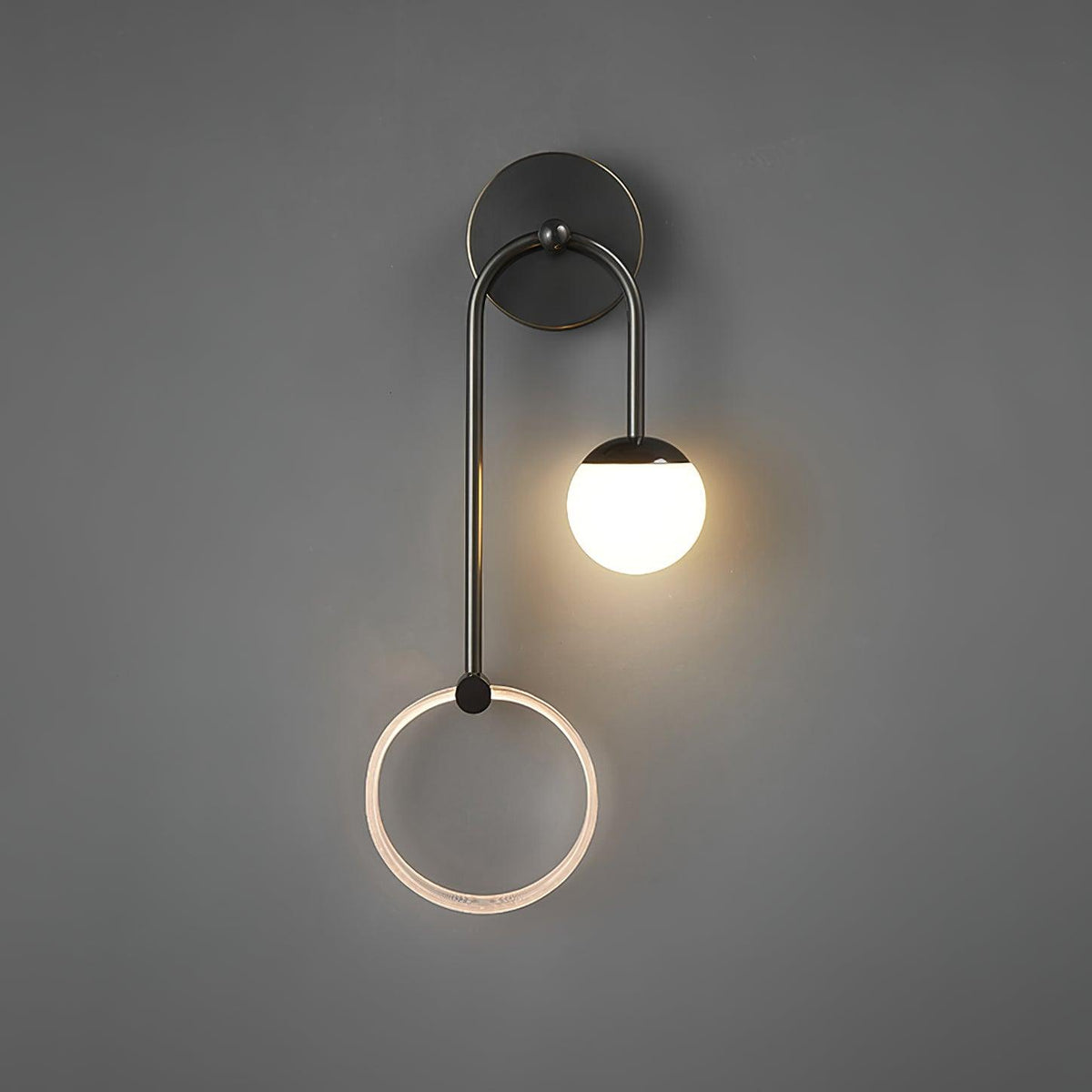 Warren aplică de perete din alamă, modernă, minimalistă, LED