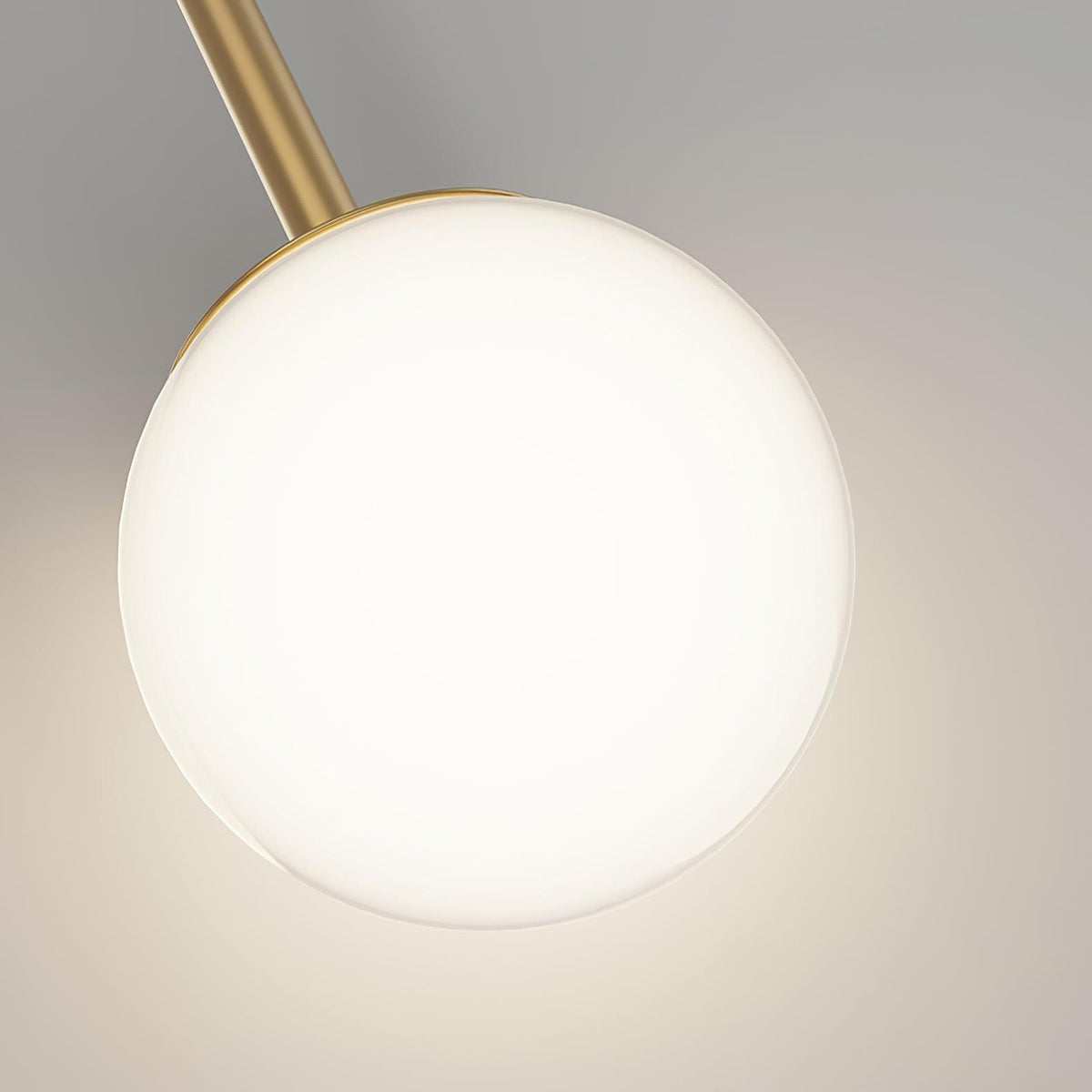 Warren aplică de perete din alamă, modernă, minimalistă, LED