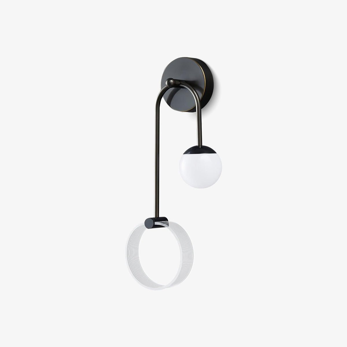 Warren aplică de perete din alamă, modernă, minimalistă, LED