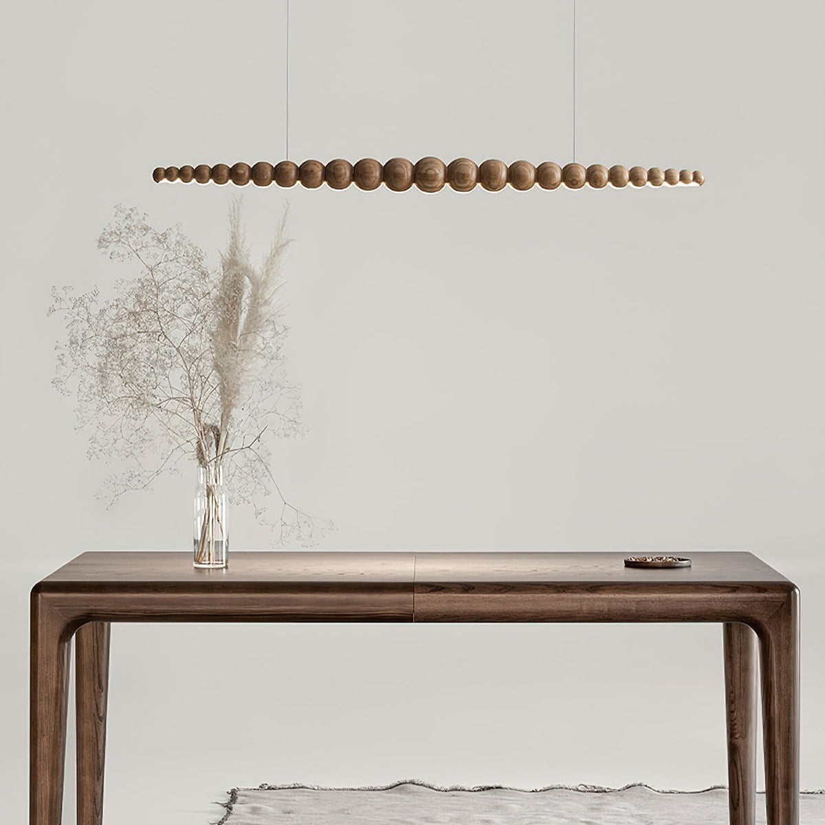 Favon Beaded candelabru din lemn