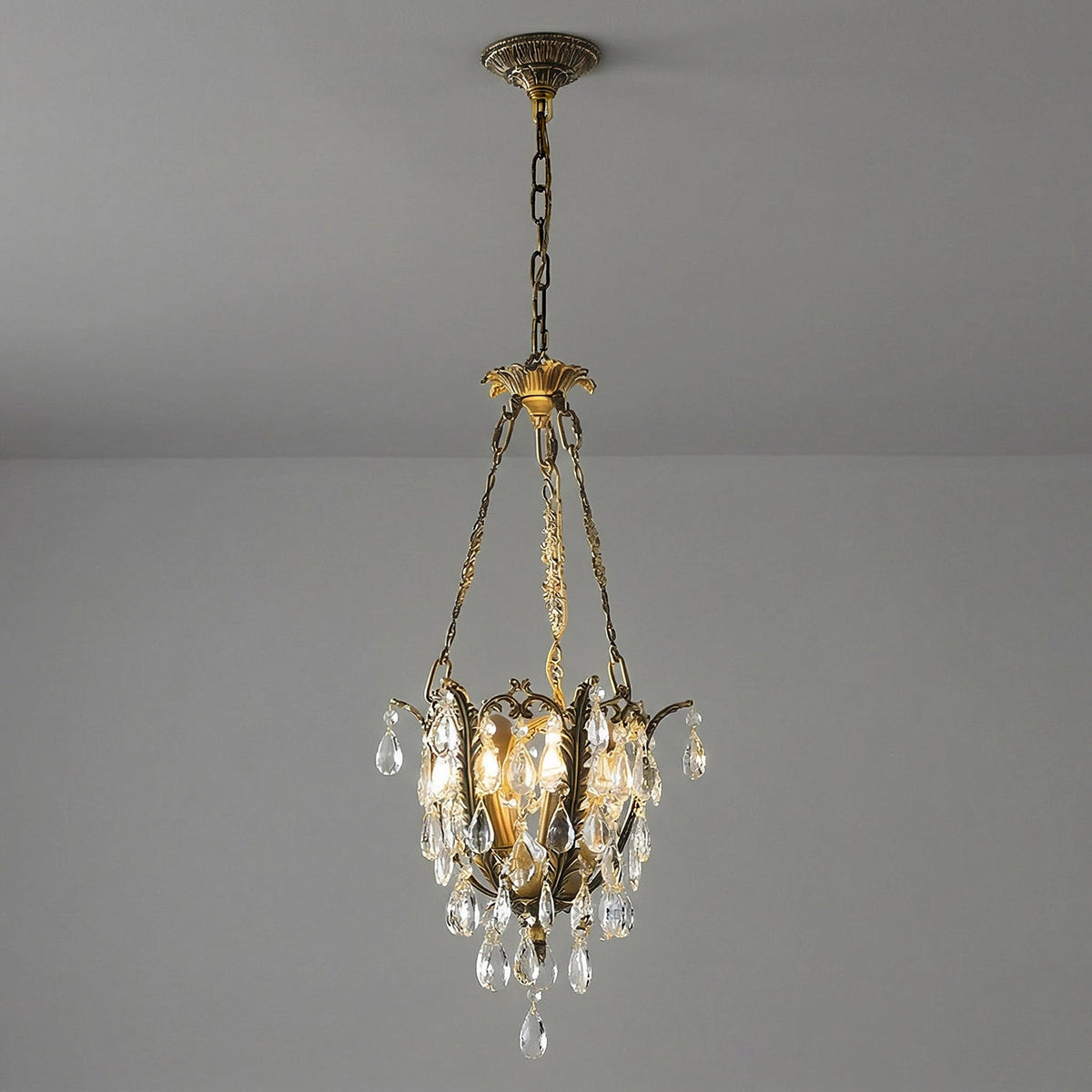 Opalina candelabru din cristal