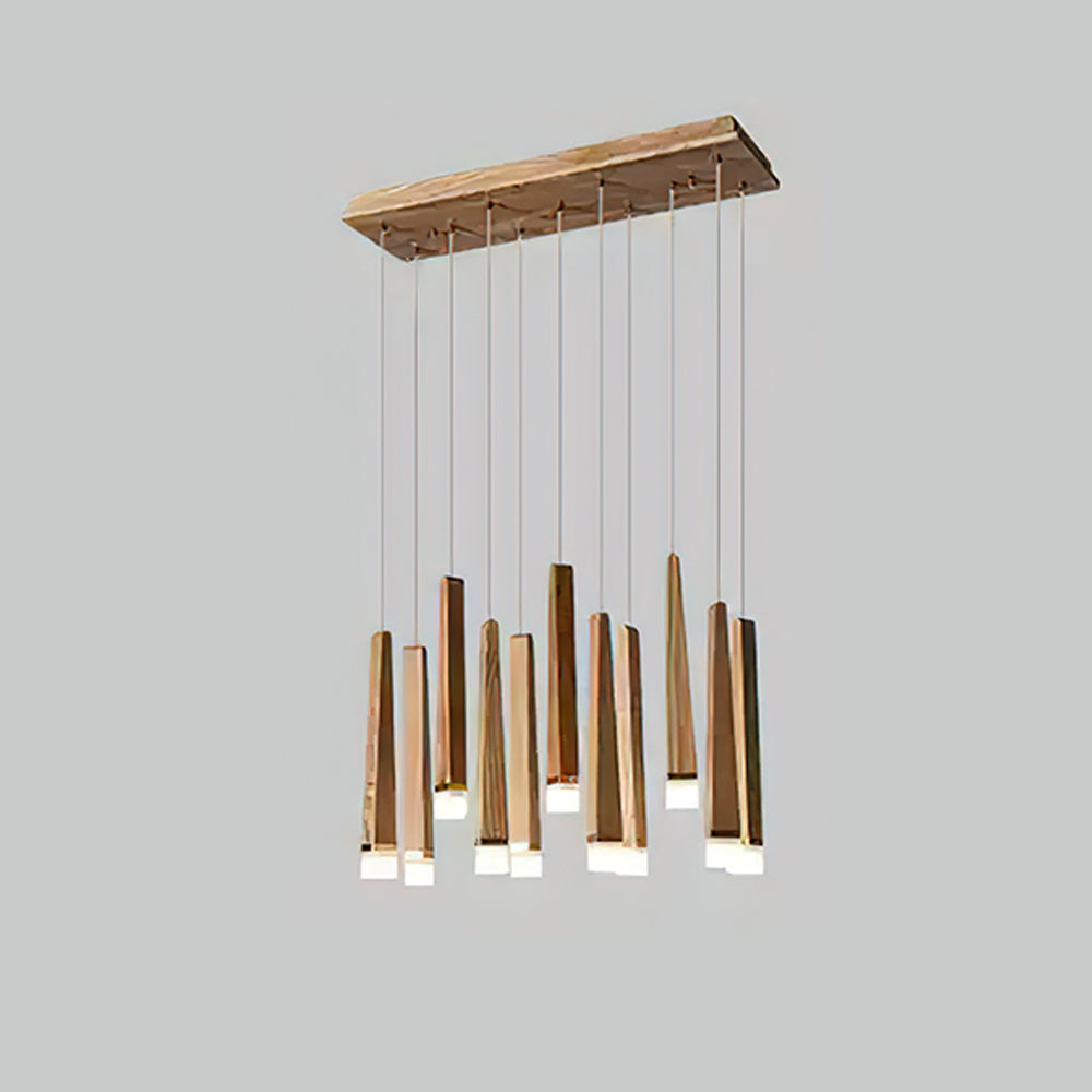 Sylielle Firewood Stick candelabru din lemn