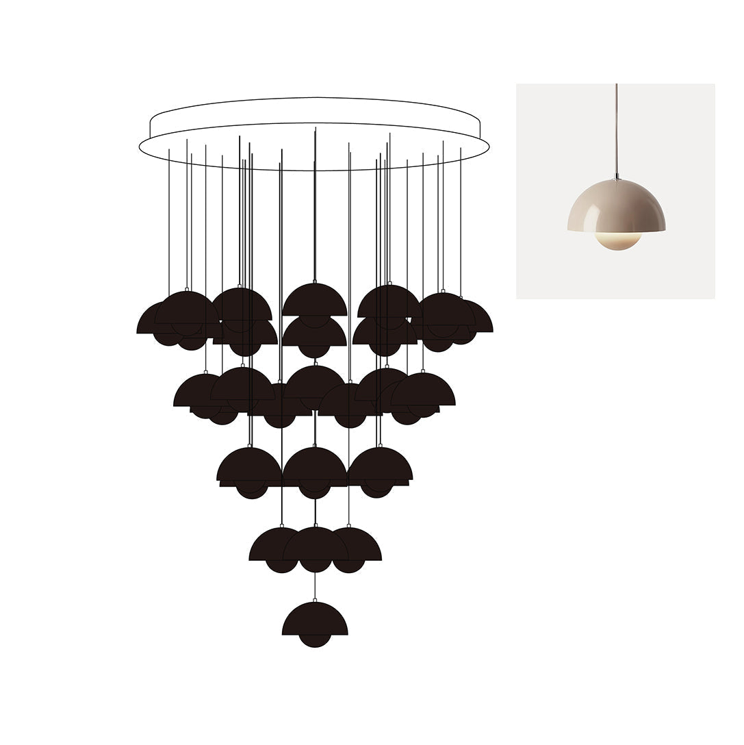 Indigle candelabru